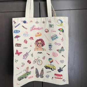Taylor Swift 1989 Canvas Tote NWOT